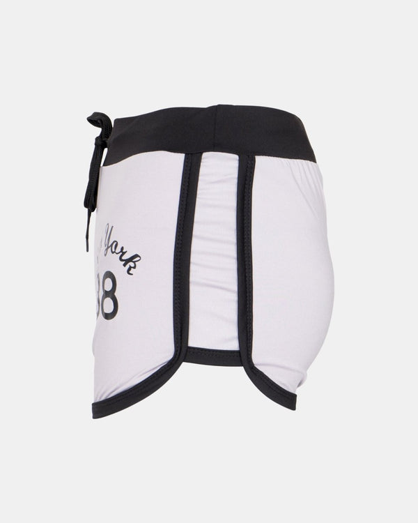 Noroze White/Black Fleck Summer Kids Short