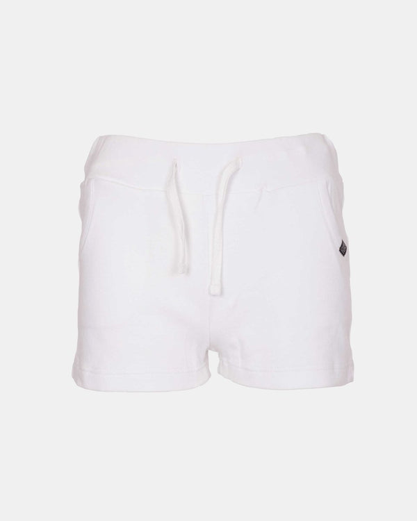 Noroze White Casual Summer Plain Shorts