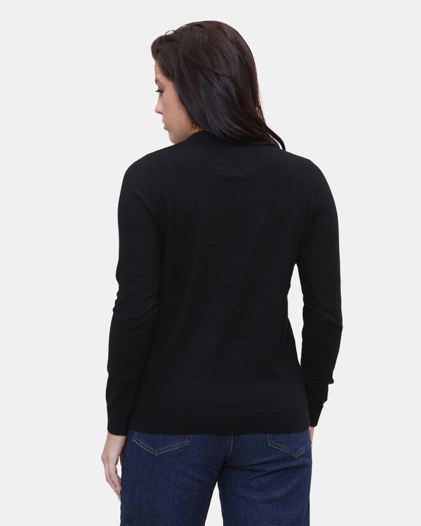 Noroze Women Black Jingle Bell Christmas Jumper