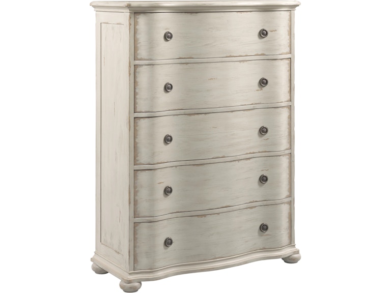 norrwood American Drew Bedroom Helene Five Drawer Chest - Creme 309-215C at Norwood Furniture