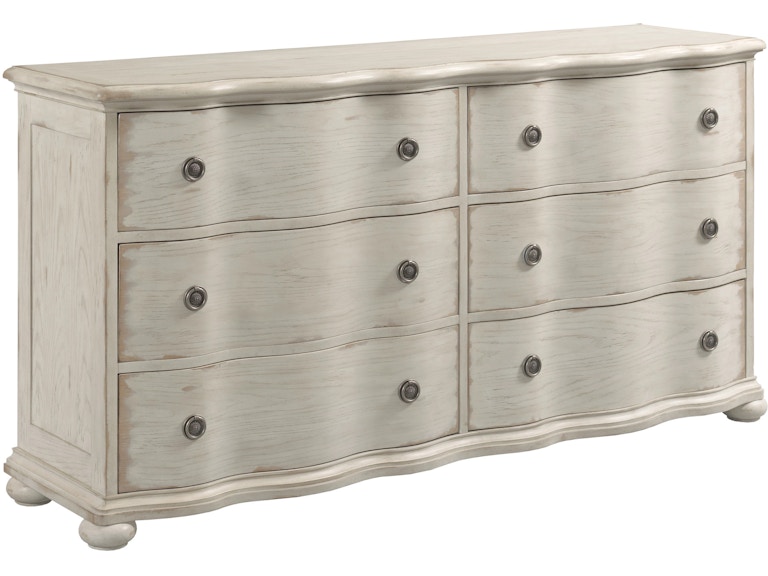 norrwood American Drew Bedroom Helene Six Drawer Dresser - Creme 309-130C at Norwood Furniture