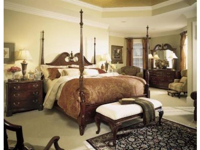 norrwood American Drew Bedroom Pediment Poster Queen Bed Complete 791-375R at Norwood Furniture