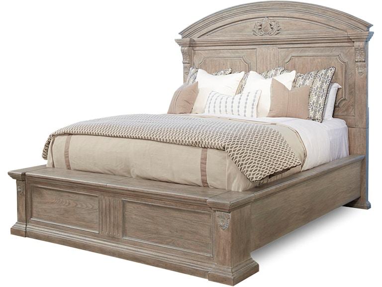 norrwood ART Furniture Bedroom 5/0 Chambers Panel Bed-Parch 233155-2802 at Norwood Furniture