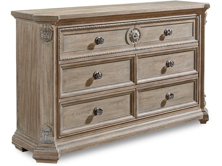 norrwood ART Furniture Bedroom Arch Salvage-Grayson Dresser-Parch 233130-2802 at Norwood Furniture
