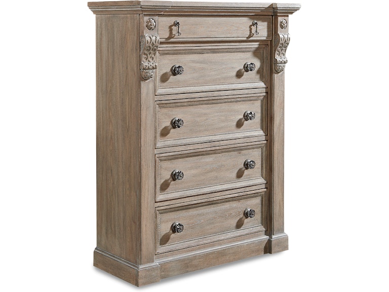 norrwood ART Furniture Bedroom Arch Salvage-Jackson Drawer Chest-Parch 233150-2802 at Norwood Furniture