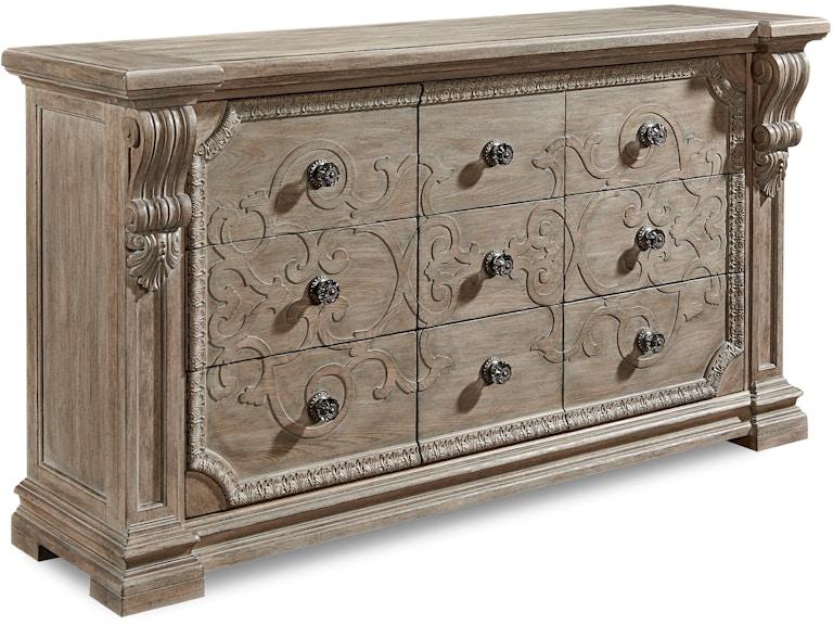 norrwood ART Furniture Bedroom Arch Salvage-Wren Dresser-Parch 233131-2802 at Norwood Furniture