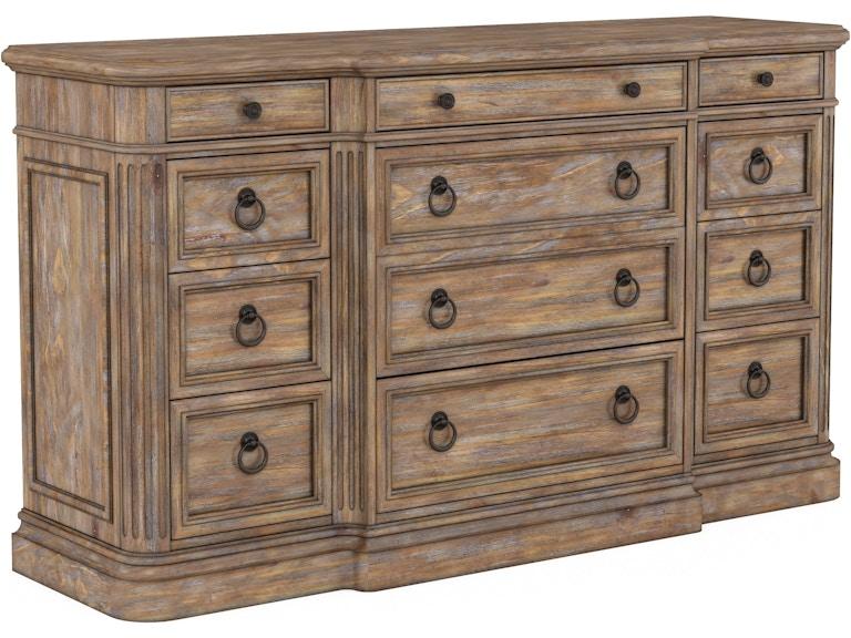 norrwood ART Furniture Bedroom Architrave - 12 Drawer Dresser 277131-2608 at Norwood Furniture