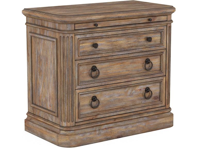 norrwood ART Furniture Bedroom Architrave 3 Drawer Nightstand 277141-2608 at Norwood Furniture