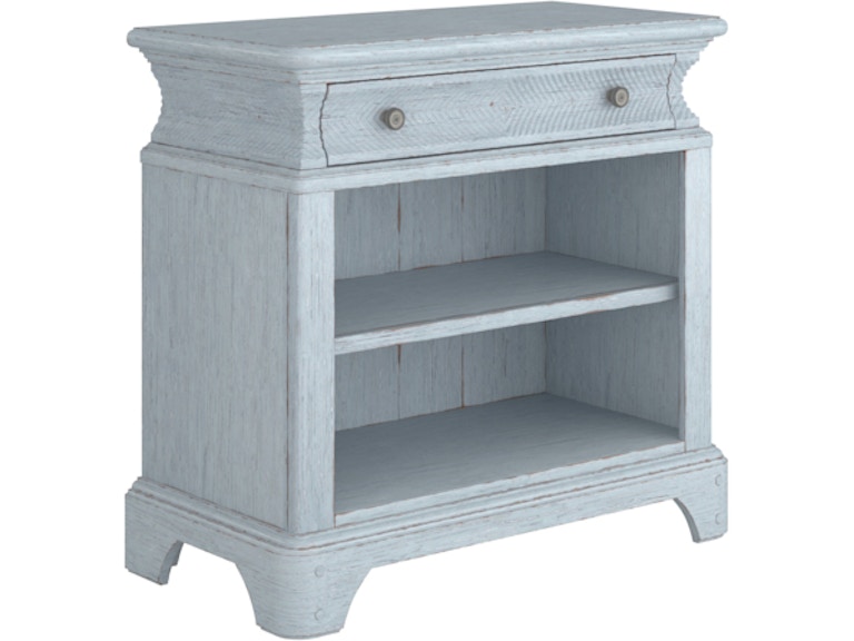 norrwood ART Furniture Bedroom Summer Creek Nightstand G Shutter Blue 251141-1361 at Norwood Furniture