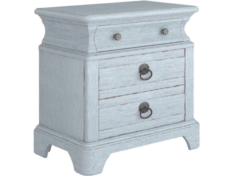 norrwood ART Furniture Bedroom Summer Creek Nightstand-Shutter Blue 251143-1361 at Norwood Furniture