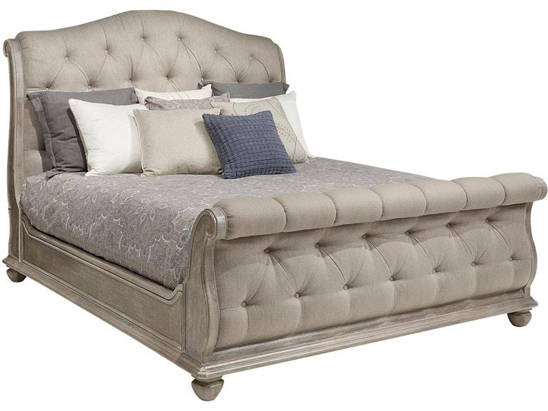 norrwood ART Furniture Bedroom Summer Creek Queen Upholstered Sleigh Bed 251125-1303 at Norwood Furniture