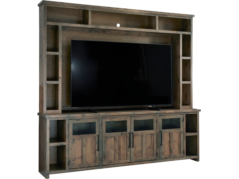 norrwood aspenhome Home Entertainment 98 Inch Console and Hutch DTT-474 at Norwood Furniture