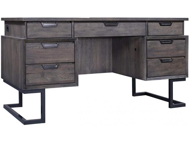 norrwood aspenhome Home Office 66 Inch Executive Desk IHP-304-FSL at Norwood Furniture