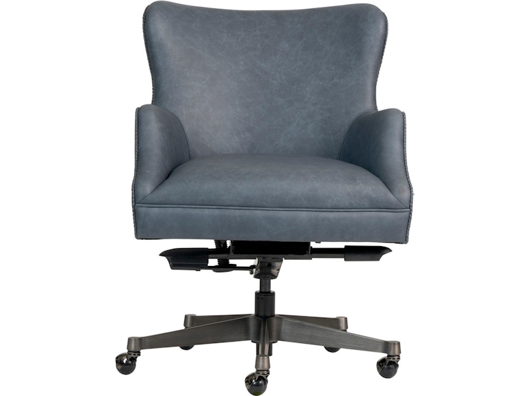 norrwood aspenhome Home Office Blake Exec Chair Venetian Blue A16-3681 at Norwood Furniture