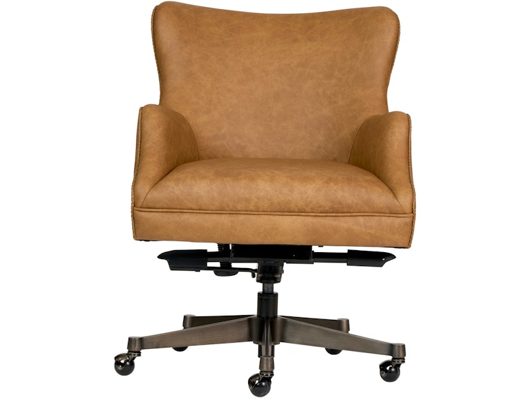 norrwood aspenhome Home Office Blake Exec Chair Venetian Caramel A16-3680 at Norwood Furniture
