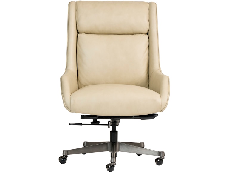 norrwood aspenhome Home Office Cameron Exec Chair Luxe Ecru A17-3682 at Norwood Furniture