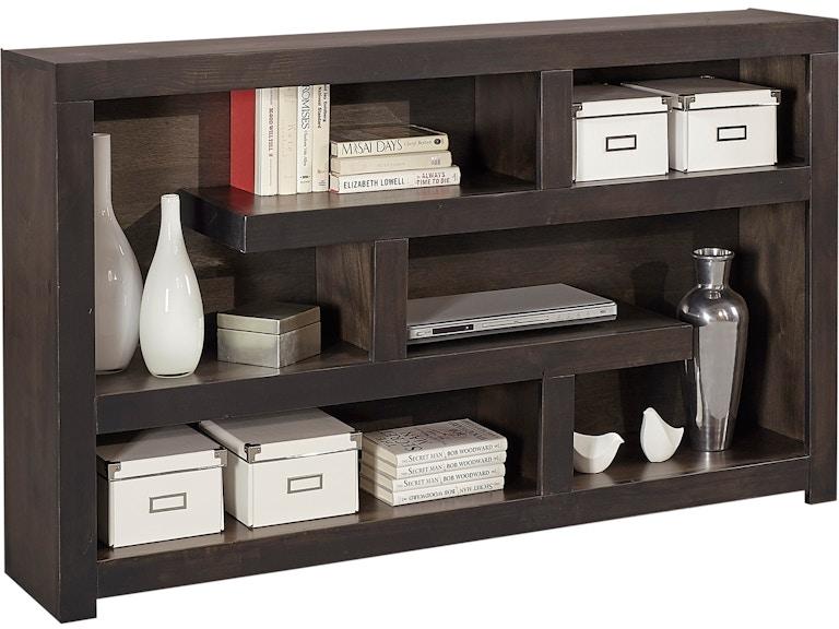 norrwood aspenhome Living Room 60 Inch Open Display/Console DY960-GHT at Norwood Furniture