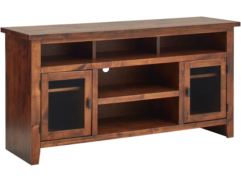 norrwood aspenhome Living Room 65 Inch Console with Doors DG1065-TOB at Norwood Furniture