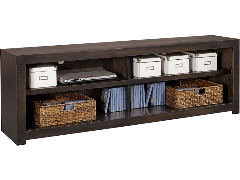 norrwood aspenhome Living Room 74 Inch Open Console DY1023-GHT at Norwood Furniture