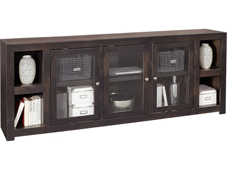 norrwood aspenhome Living Room 84 Inch Console with 3 Doors DY1263-GHT at Norwood Furniture