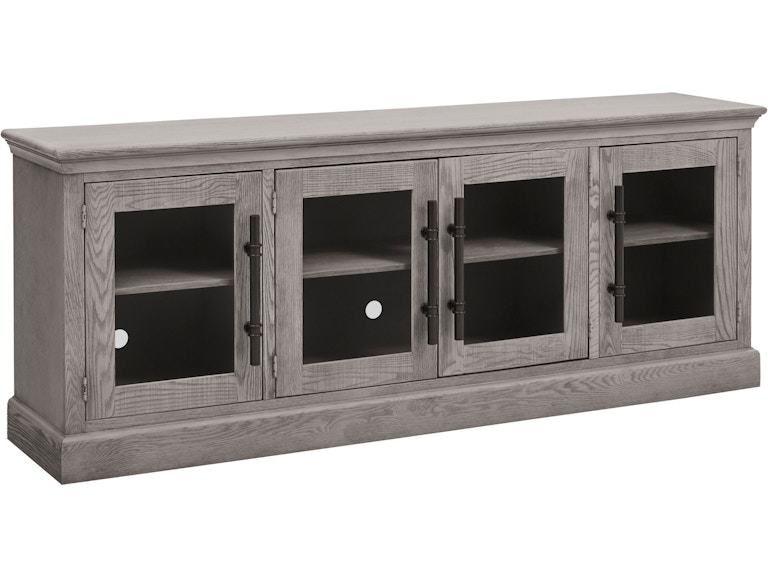 norrwood aspenhome Living Room 85 Inch Console with 4 Doors WKM1260-BRN at Norwood Furniture