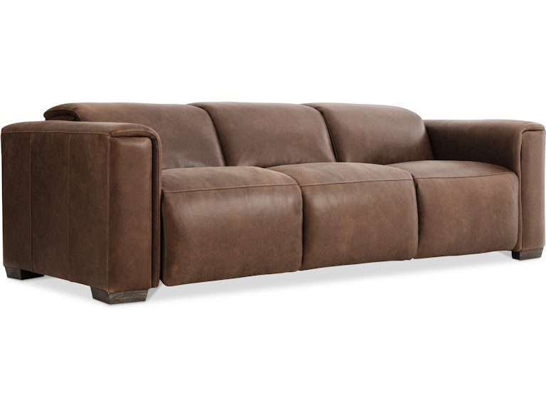 norrwood Bernhardt Living Living Room Billings Leather Power Motion Sofa 527RLO at Norwood Furniture