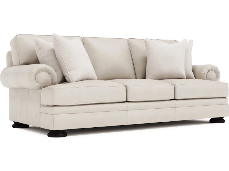 norrwood Bernhardt Living Living Room Foster Leather Sofa 5377LX at Norwood Furniture