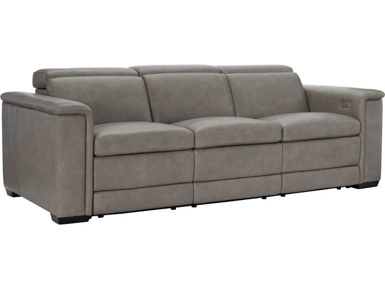 norrwood Bernhardt Living Living Room Lioni Leather Power Motion Sofa 9567RO at Norwood Furniture