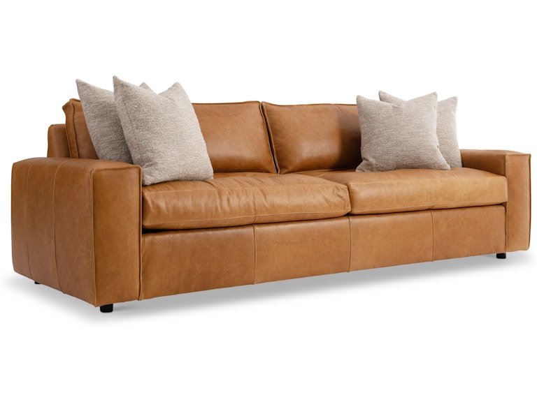 norrwood Bernhardt Living Living Room Nest Leather Sofa 3327LO at Norwood Furniture