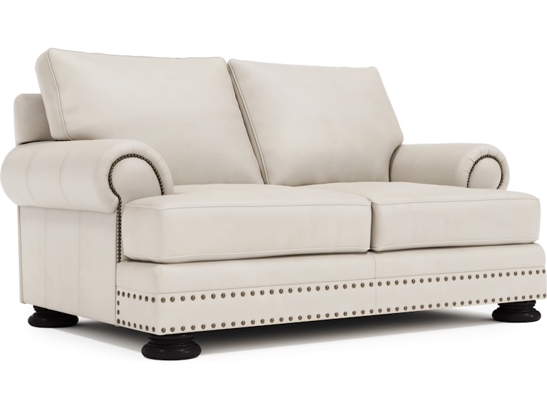 norrwood Bernhardt Living Room Foster Leather Loveseat 5375LY at Norwood Furniture