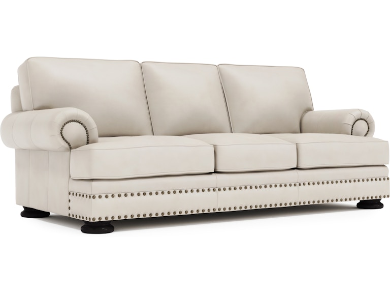 norrwood Bernhardt Living Room Foster Leather Sofa 5377LY at Norwood Furniture