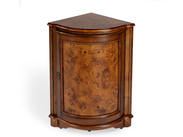 norrwood Butler Specialty Company Living Room Durham Corner Cabinet 2115101 at Norwood Furniture