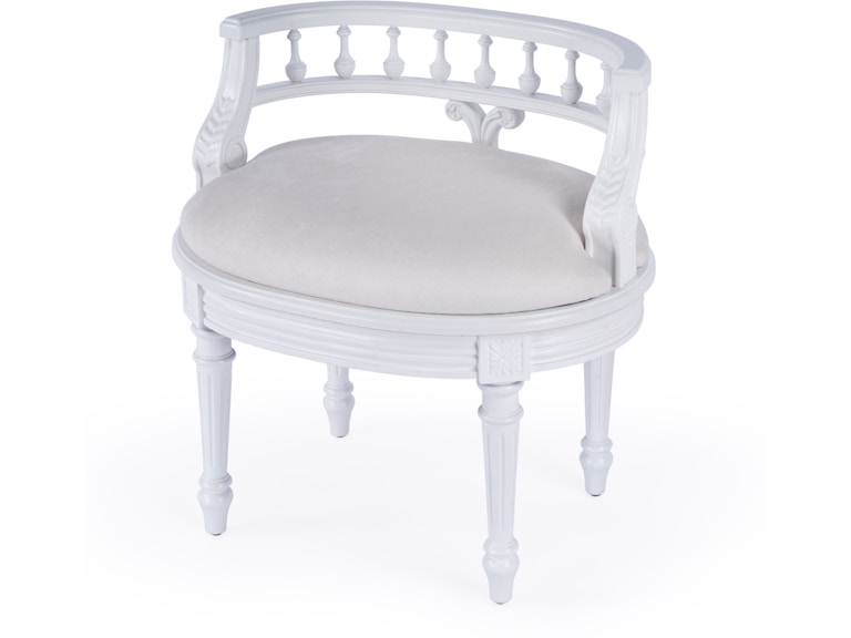 norrwood Butler Specialty Company Living Room Hathaway Vanity Seat 1218222 at Norwood Furniture