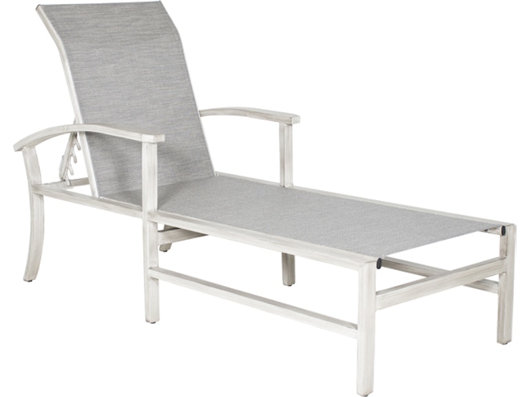 norrwood Castelle Outdoor Furniture Antler Hill Adjustable Sling Chaise Lounge 0A92S at Norwood Furniture