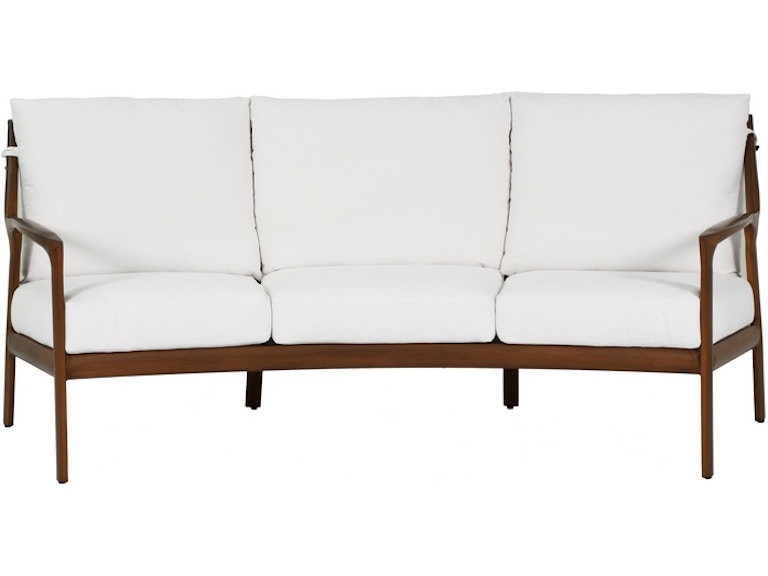 norrwood Castelle Outdoor Furniture Berkeley Cushioned Crescent Sofa 1E44R at Norwood Furniture