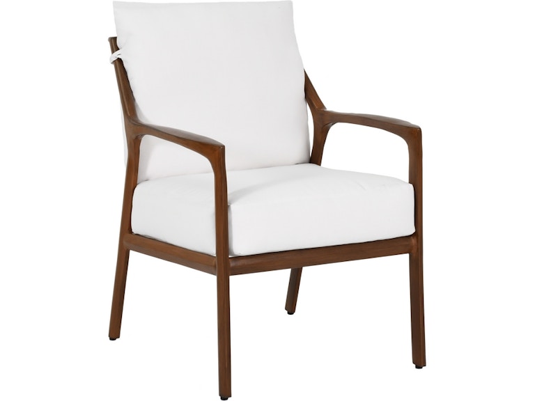 norrwood Castelle Outdoor Furniture Berkeley Cushioned Dining Chair 1E06R at Norwood Furniture