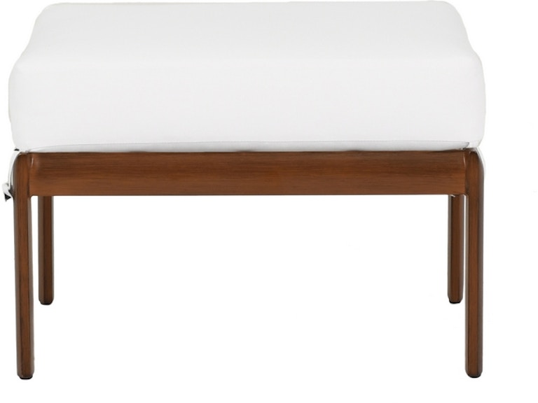 norrwood Castelle Outdoor Furniture Berkeley Cushioned Lounge Ottoman 1E13R at Norwood Furniture