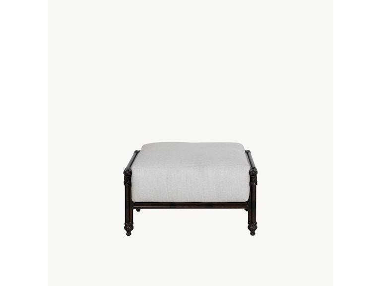 norrwood Castelle Outdoor Furniture Coco Cushioned Ottoman 6A33R at Norwood Furniture
