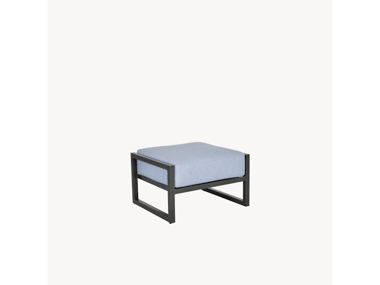 norrwood Castelle Outdoor Furniture Gala Cushioned Ottoman 4A13R at Norwood Furniture