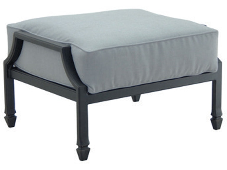 norrwood Castelle Outdoor Furniture Lancaster Cushioned Ottoman 9C13T at Norwood Furniture