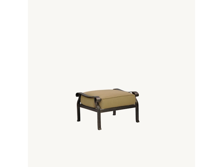 norrwood Castelle Outdoor Furniture Madrid Cushioned Ottoman 3813T at Norwood Furniture