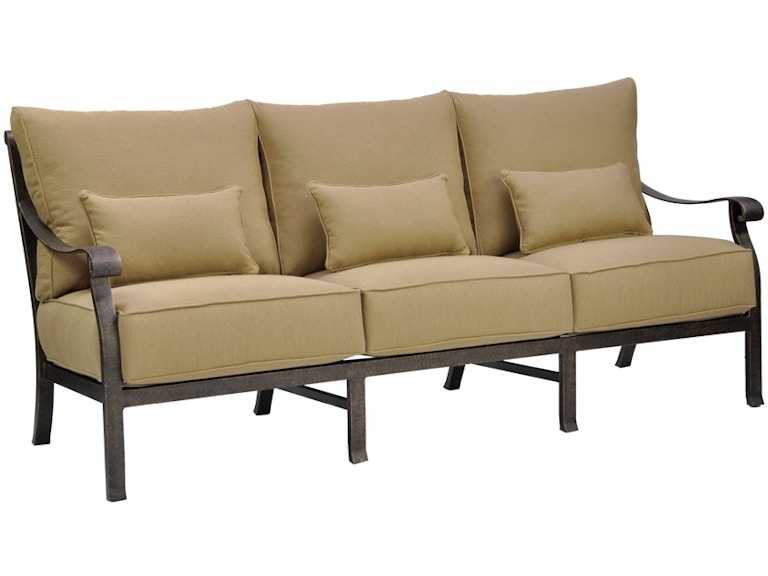 norrwood Castelle Outdoor Furniture Madrid Cushioned Sofa 3814T at Norwood Furniture