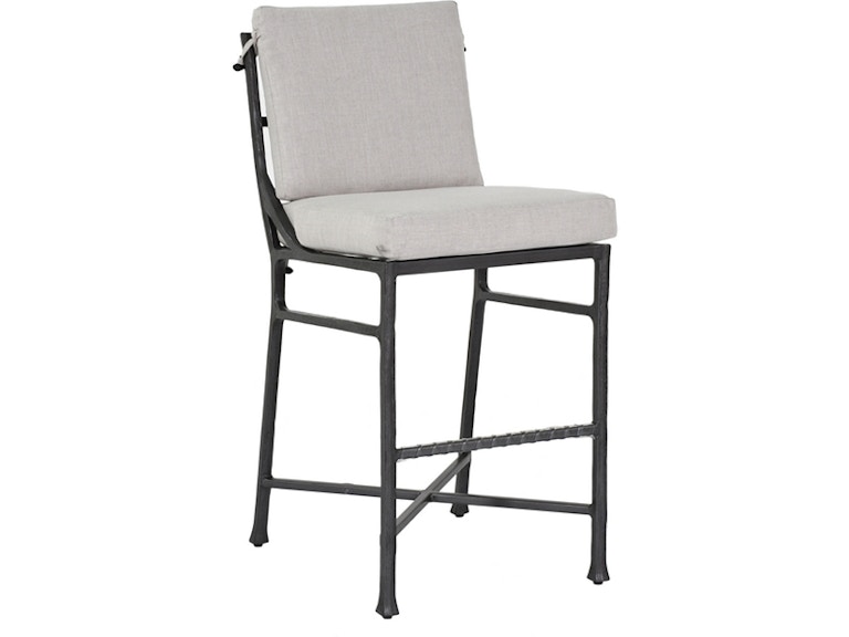 norrwood Castelle Outdoor Furniture Marquis Cushioned Armless Bar Stool 1D79R at Norwood Furniture