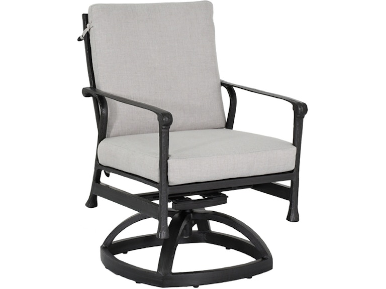 norrwood Castelle Outdoor Furniture Marquis Formal Arm Dining Swivel Rocker 1D48R at Norwood Furniture