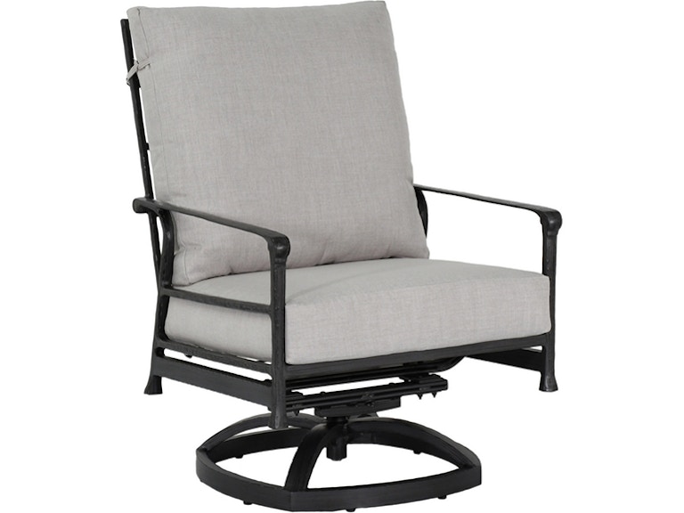 norrwood Castelle Outdoor Furniture Marquis High Back Cushioned Lounge Swivel Rocker 1D16R at Norwood Furniture