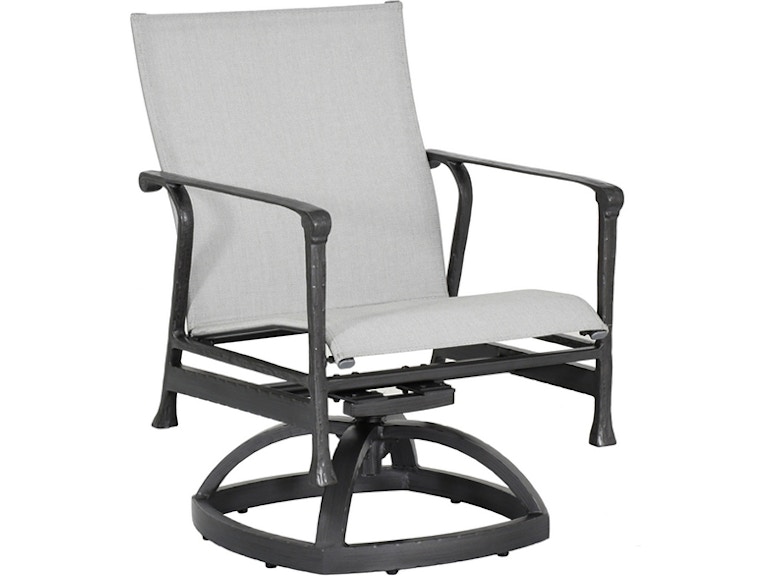 norrwood Castelle Outdoor Furniture Marquis Sling Dining Swivel Rocker 1D68S at Norwood Furniture