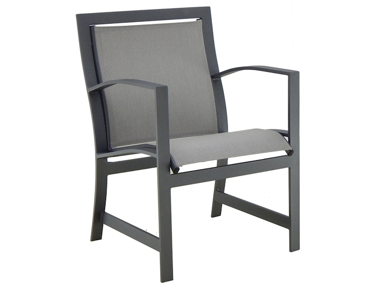 norrwood Castelle Outdoor Furniture Moderna Sling Dining Chair 2185S at Norwood Furniture