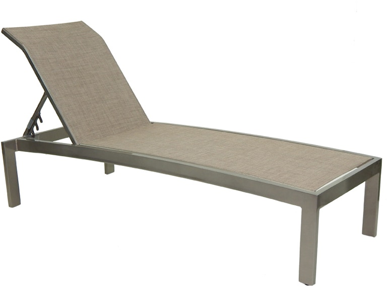 norrwood Castelle Outdoor Furniture Orion Adjustable Sling Chaise Lounge 1072S at Norwood Furniture