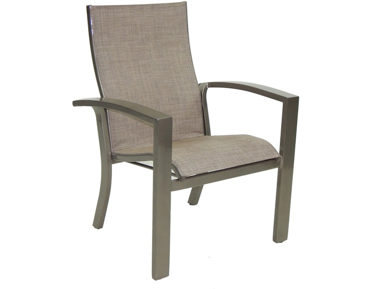 norrwood Castelle Outdoor Furniture Orion Sling Dining Chair 1075S at Norwood Furniture