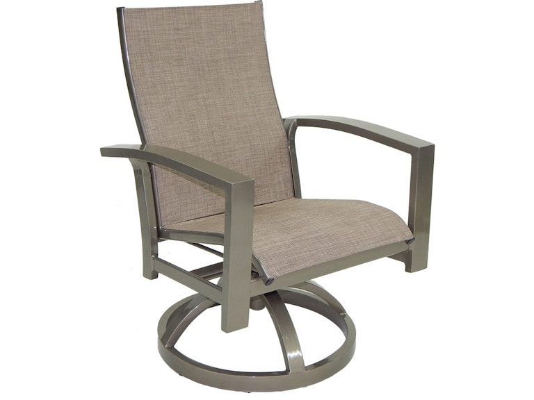 norrwood Castelle Outdoor Furniture Orion Sling Swivel Rocker 1078S at Norwood Furniture